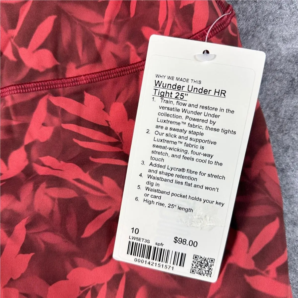 Lululemon clothing - LW5ET3S - LW5ET3S - Red 7