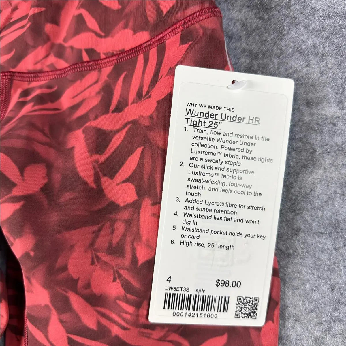 Lululemon clothing - LW5ET3S - LW5ET3S - Red 8