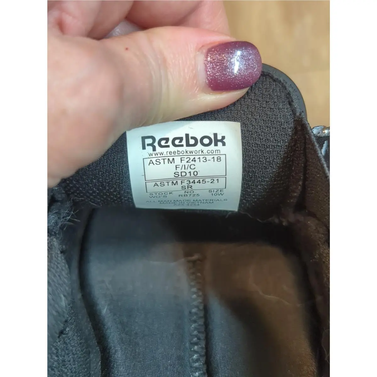 Reebok shoes - Reebok Work - Work - RB725 - Black 5
