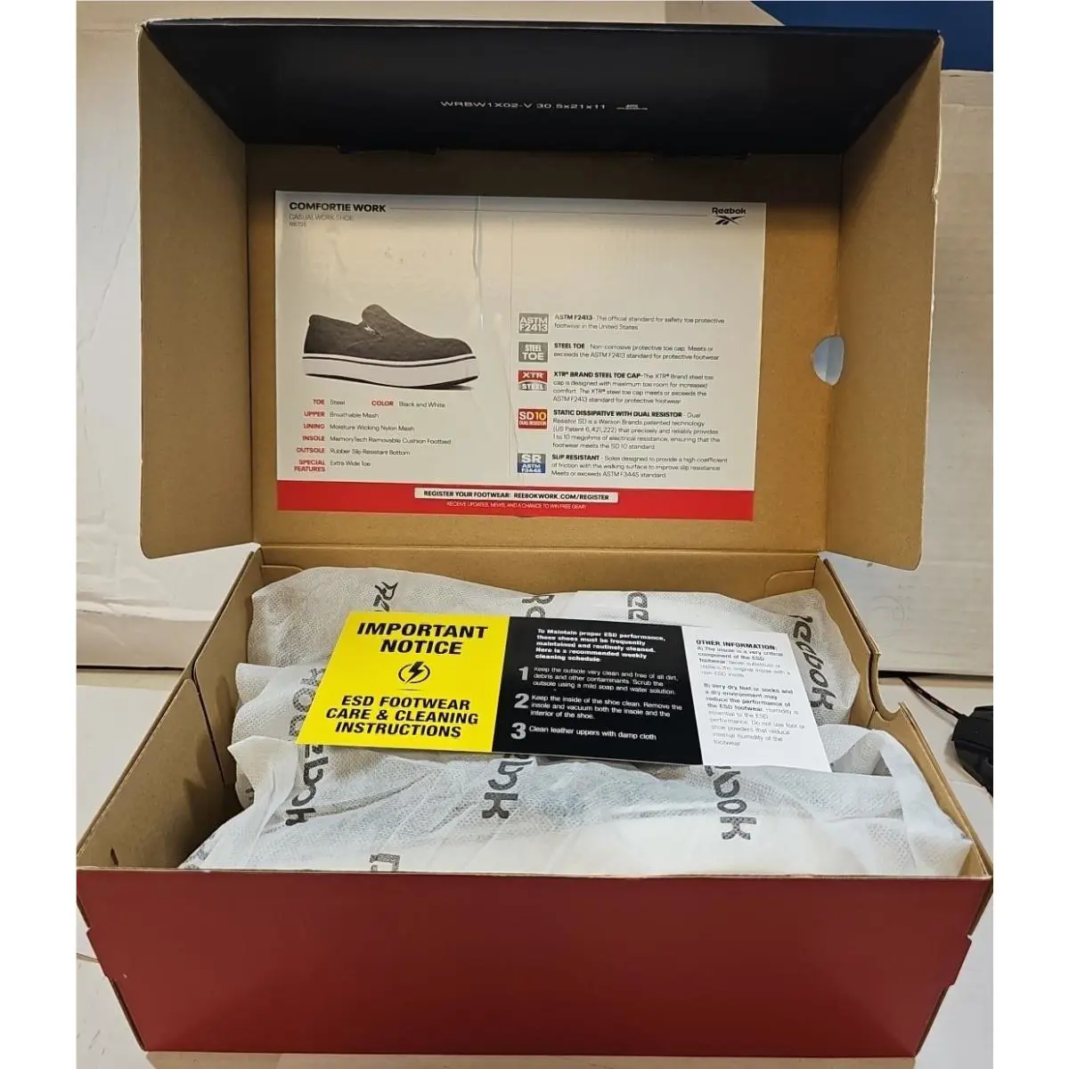 Reebok shoes - Reebok Work - Work - RB 725 - Black (UPC: 690774612204) 15