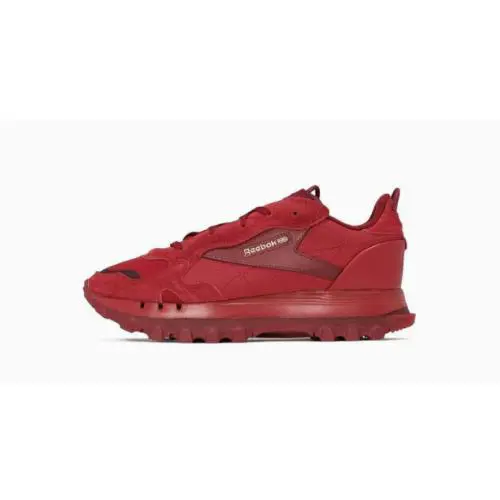 Sz 5.5 - Women`s Reebok Cardi B x Classic Leather `triathlon Red` H00683