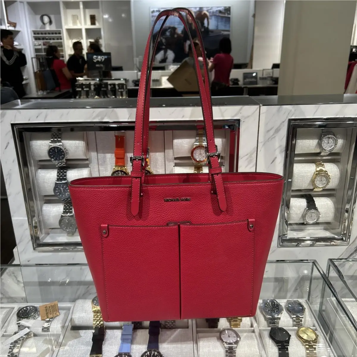 Women Medium Fashion Pocket Tote Bag Handbag Purse Shoulder Ladies by Michael Kors