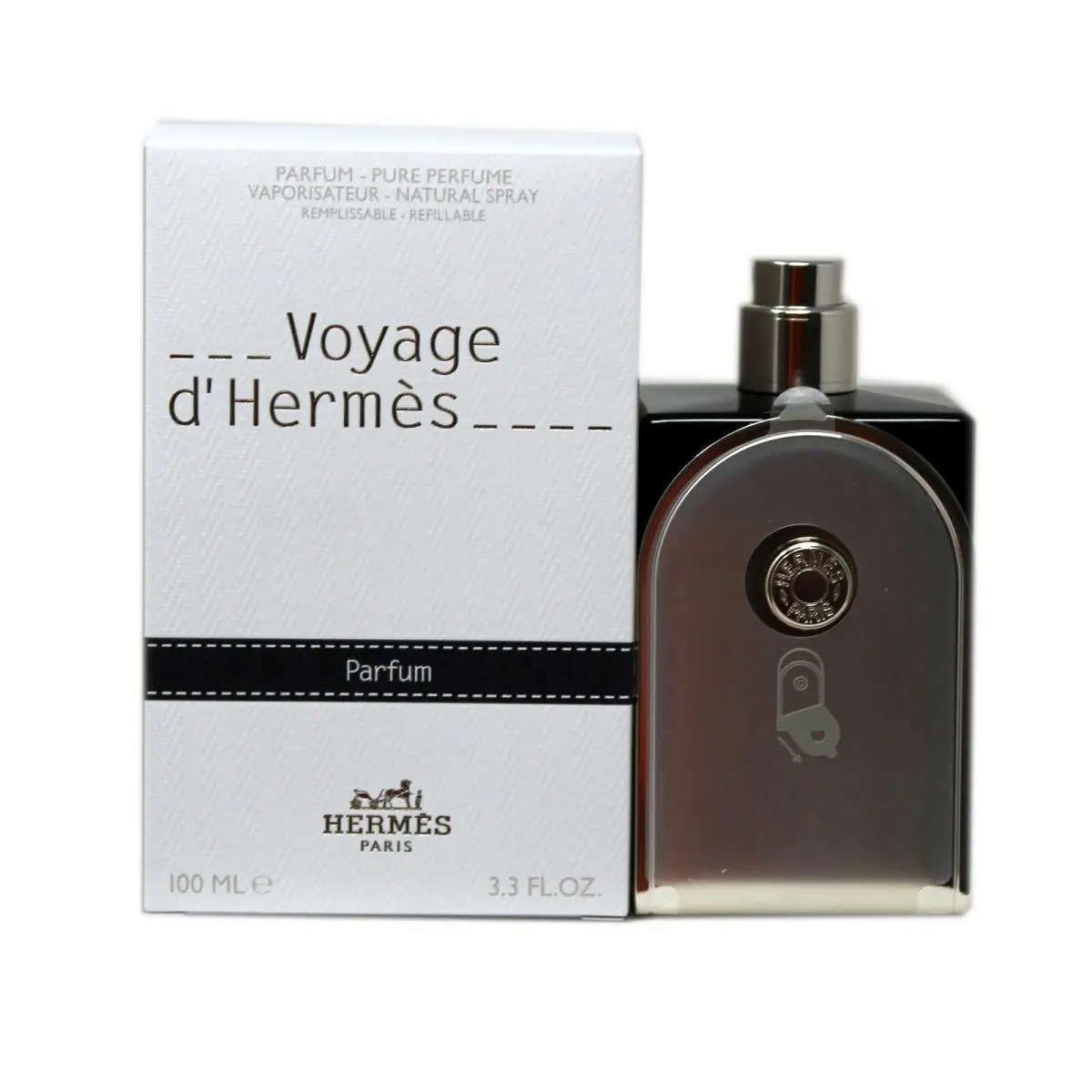 Hermes Voyage D`hermes Pure Perfume Refillable 100 ML/3.3 Fl.oz