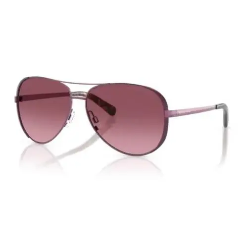 Chelsea MK5004 11588H 59mm Plum Frame Burgundy Gradient Sunglasses by Michael Kors