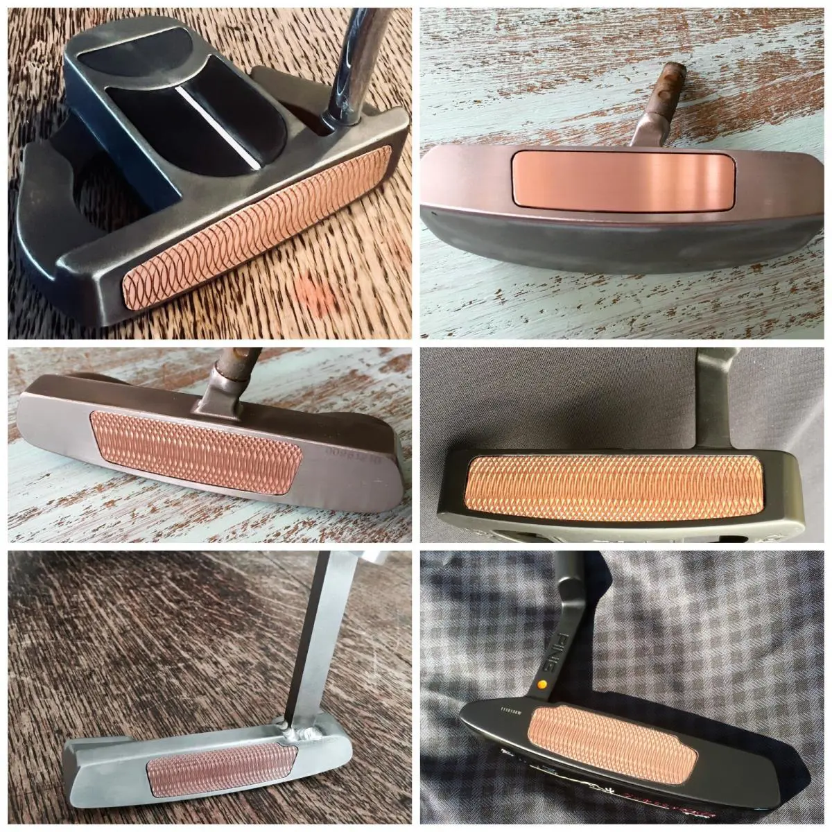 Milled Copper Insert Only For Most Ping Putters Like Scottsdale G2i More