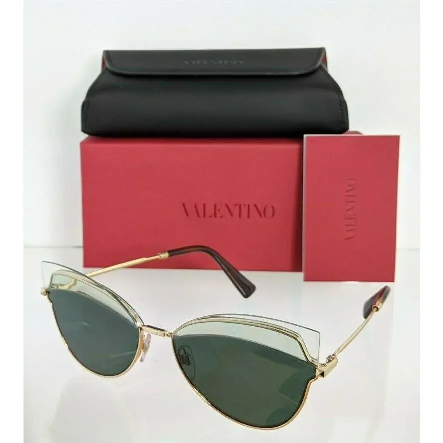 Valentino Sunglasses VA 2030 3002/71 Gold Frame