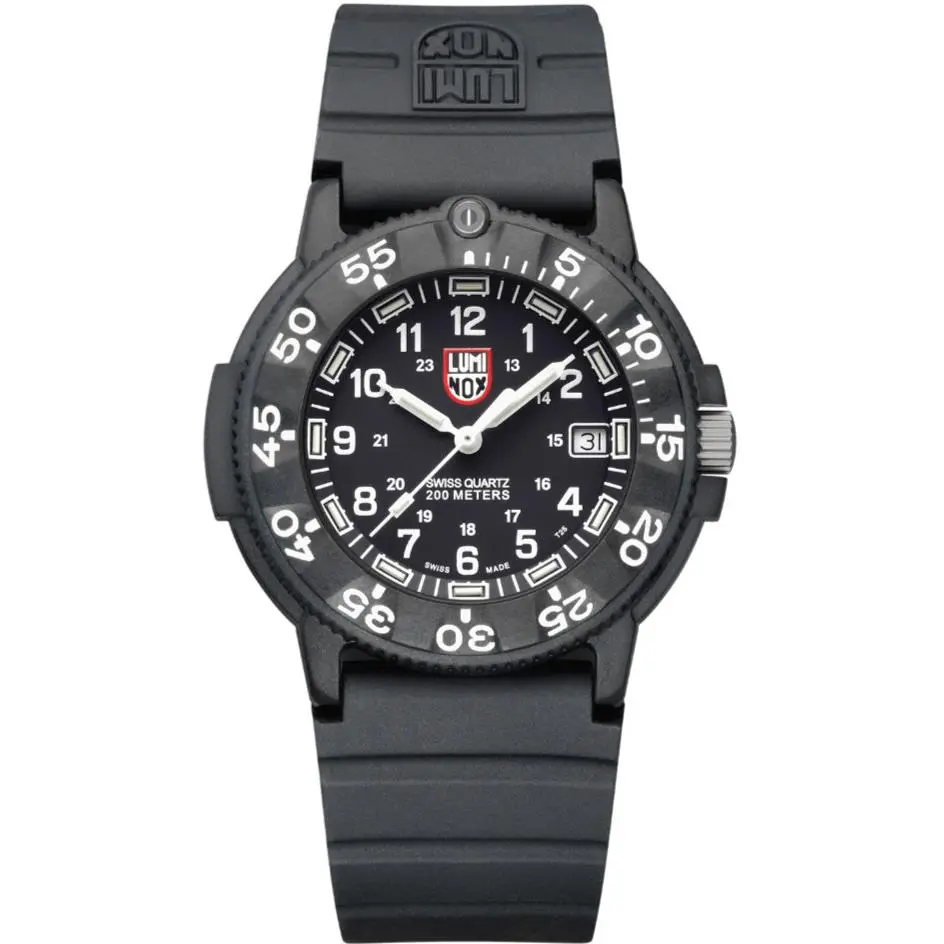 Luminox Navy Seal Original 3001 Navy Seal 3001 Dive Watch 43mm Carbonox Rubber Quartz XS.3001.F