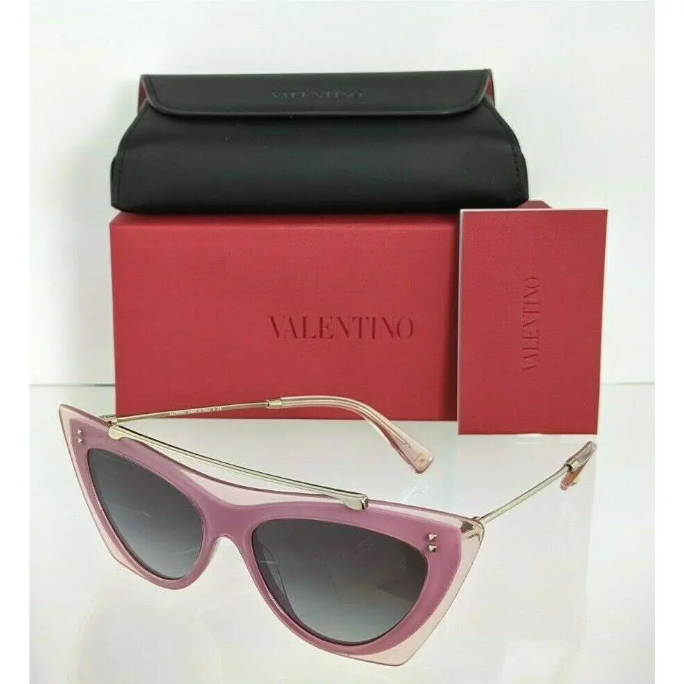 Valentino Sunglasses VA 4041 5107/8G 53mm Pink Gold Frame