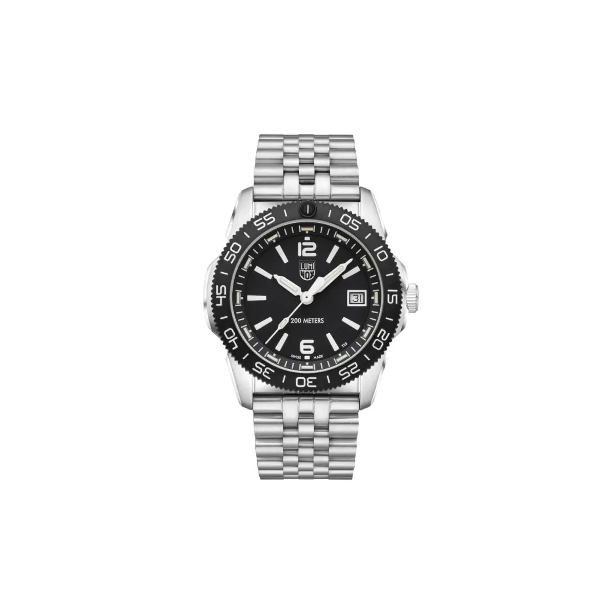 Luminox Pacific Diver Ripple Dive Black Dial Quartz Men`s Watch XS.3122M.1