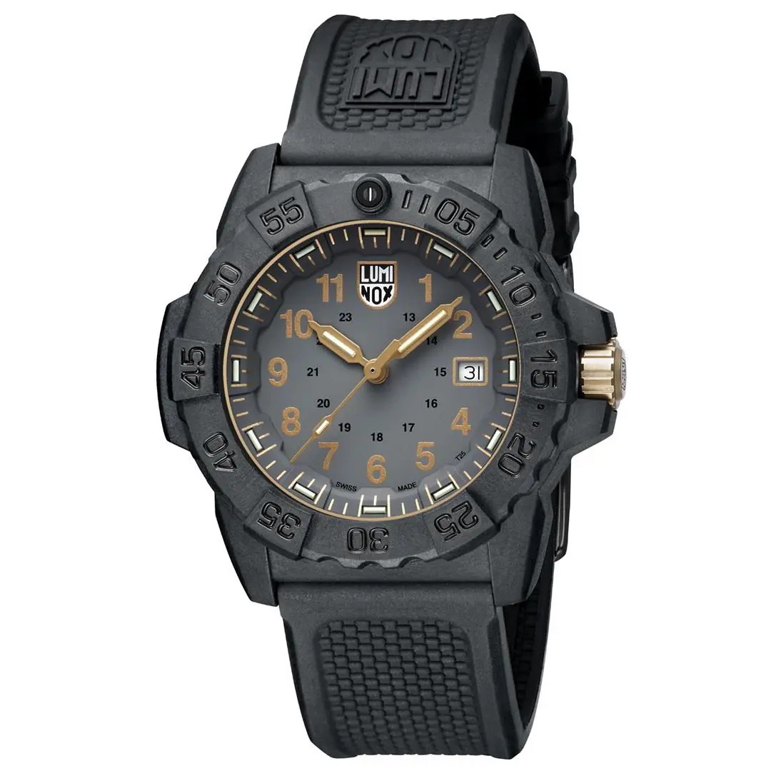 Luminox Men`s Navy Seal 45mm Quartz Watch XS.3508.GOLD