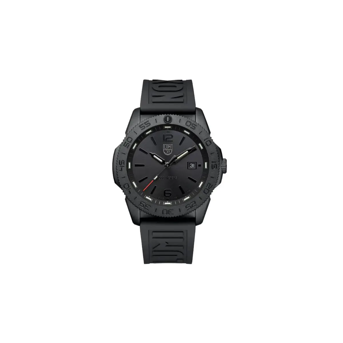 Luminox Pacific Diver Ripple Black Dial Rubber Men`s Watch XS.3121.BO.1
