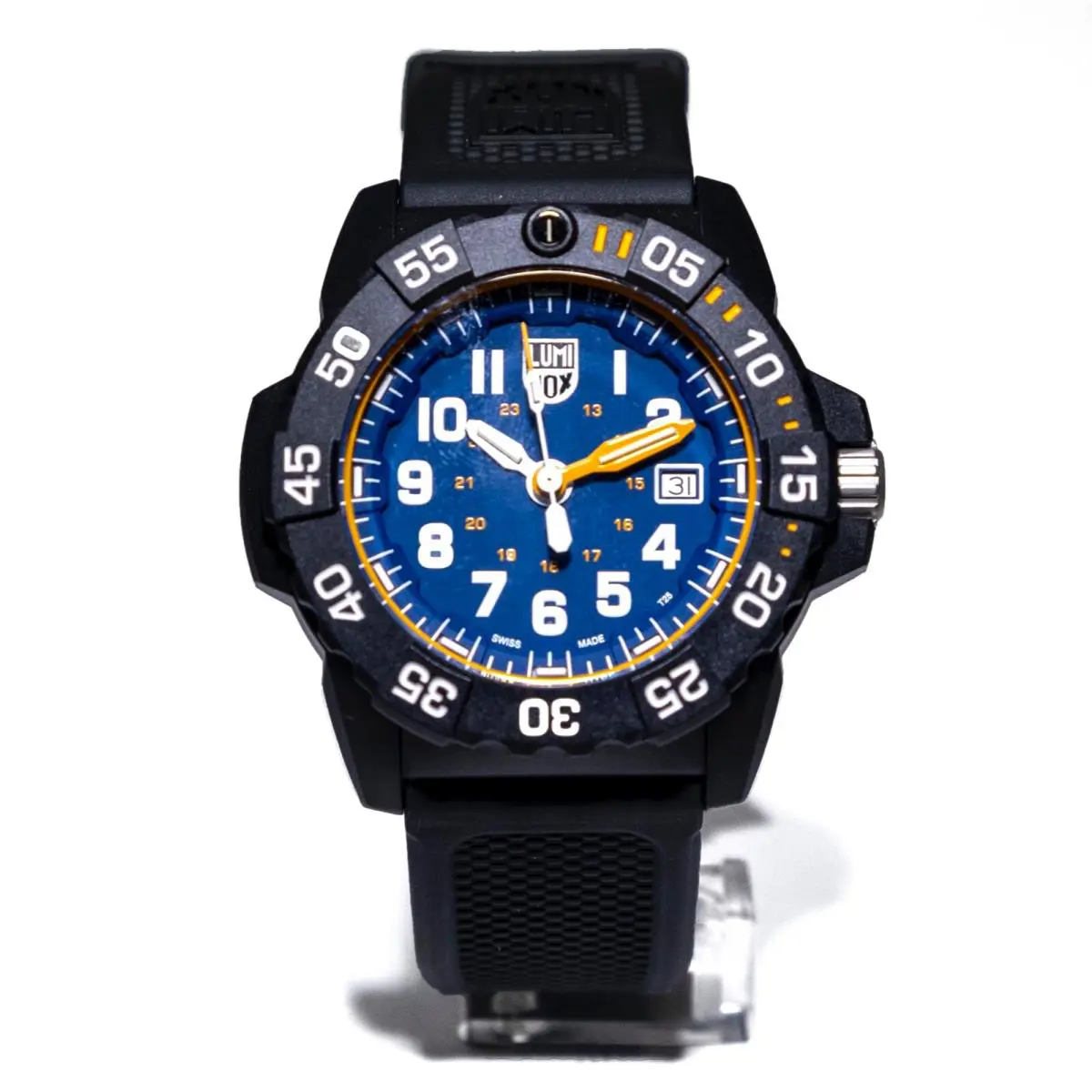 Luminox Navy Seal XS.3503 45mm Men Watch - Black/blue - Dial: Black, Blue, Band: Black, Bezel: Black