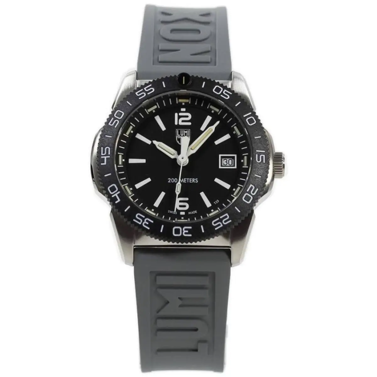 Men`s Watch Pacific Diver Rotating Bezel Black Dial Grey Strap XS.CA22M by Luminox