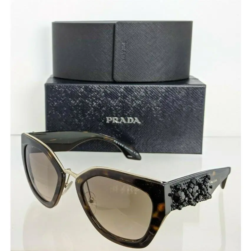 Prada Sunglasses Spr 10T Sunglasses 2AU - 3D0 10T Tortoise