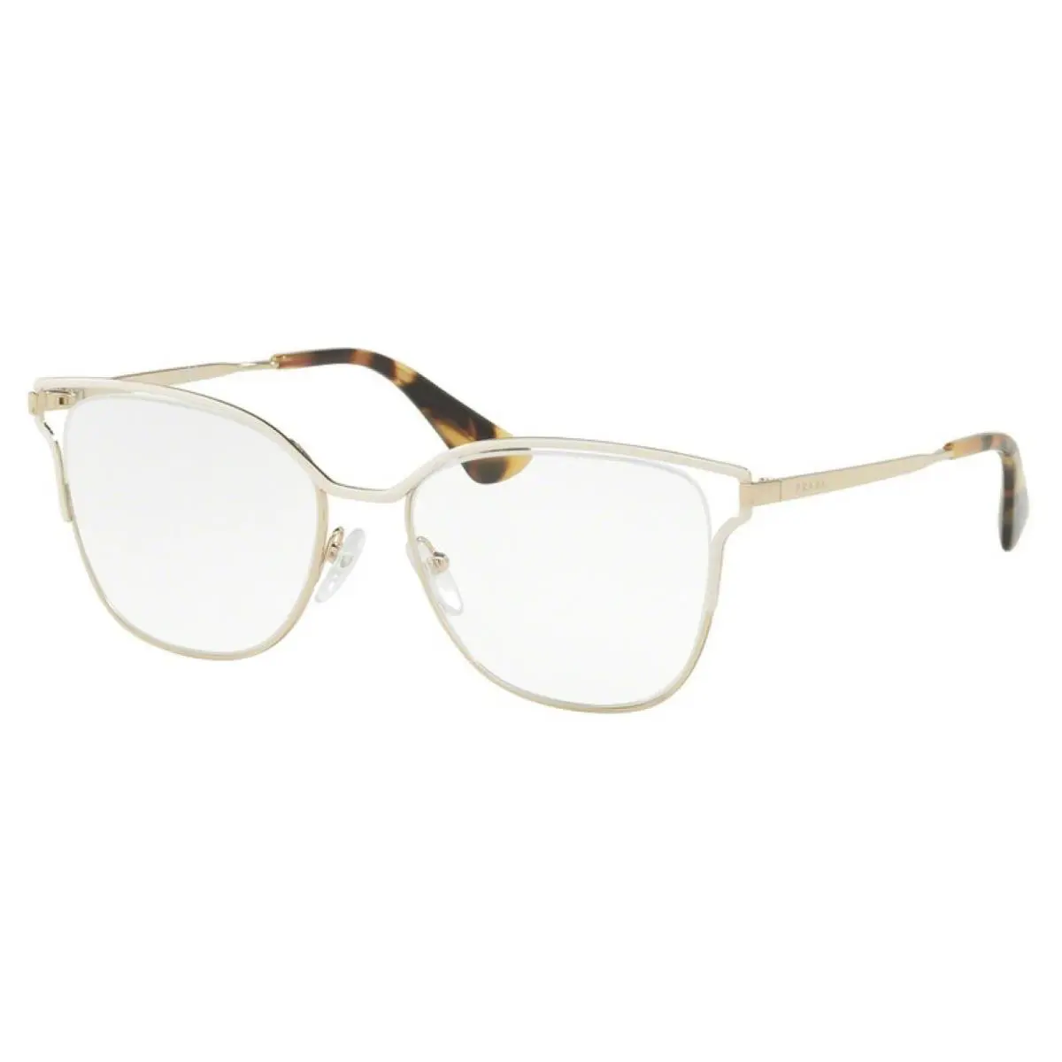 Prada PR 54UV SL41O1 Pale Gold-ivory Eyeglasses 53mm / /