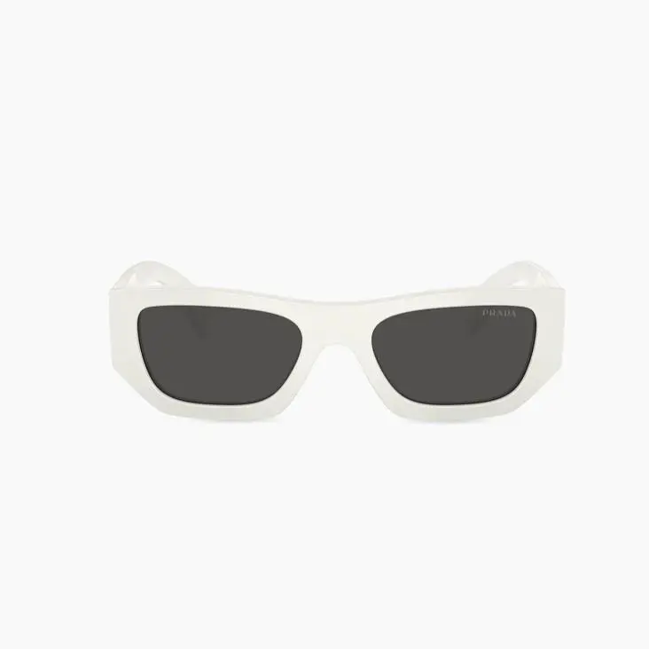 Prada Pillow Sunglasses White Smoke - Retail