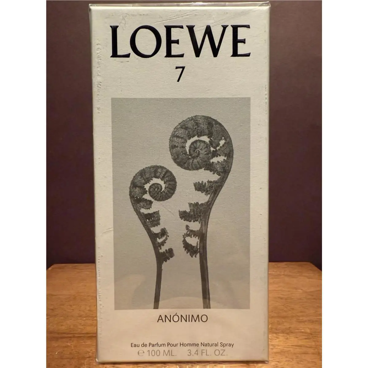 Loewe 7 Anonimo 3.4 Fl. OZ / 100 ml Eau de Parfum Spray For Men Box Rare