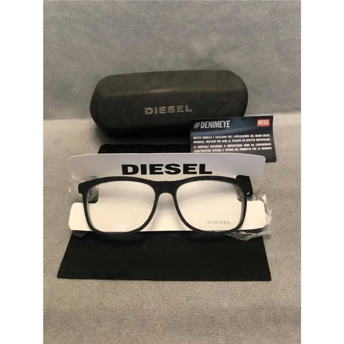 Diesel DL5191/V 005 Designer Eyeglasses 54 15 145
