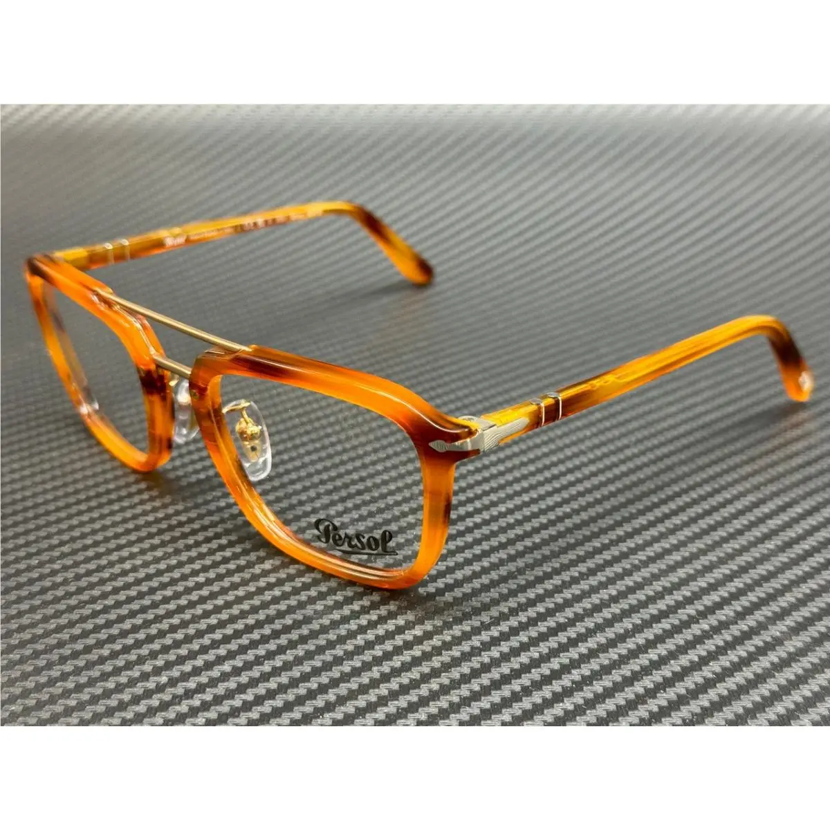 Persol PO0204V 960 Striped Brown Unisex 54 mm Eyeglasses