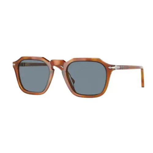 Persol 0PO 3292S 96/56 Terra Di Siena/light Blue Unisex Sunglasses