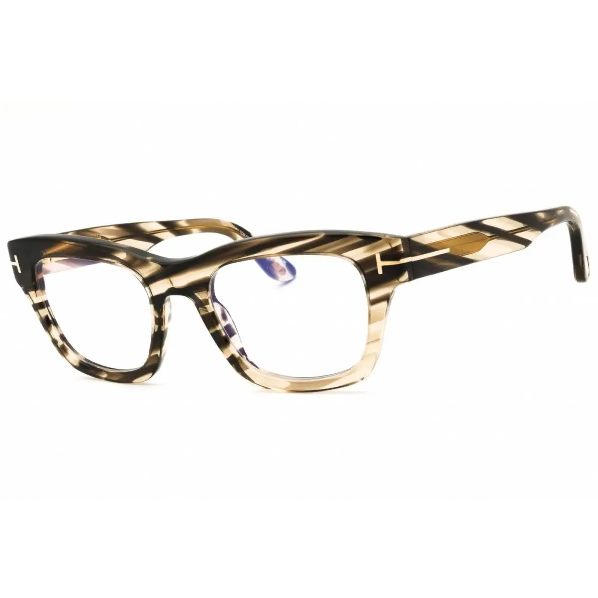 Tom Ford Unisex Eyeglasses Havana/beige Acetate Full Rim Frame FT6036-B 056