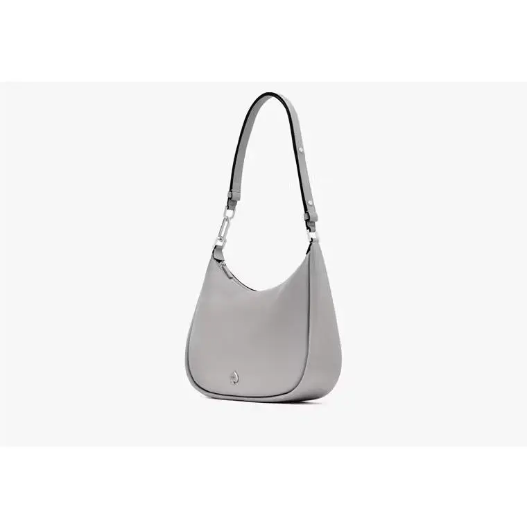Kate Spade New York Pebble Leather Kayla Shoulder Bag - Light Gray