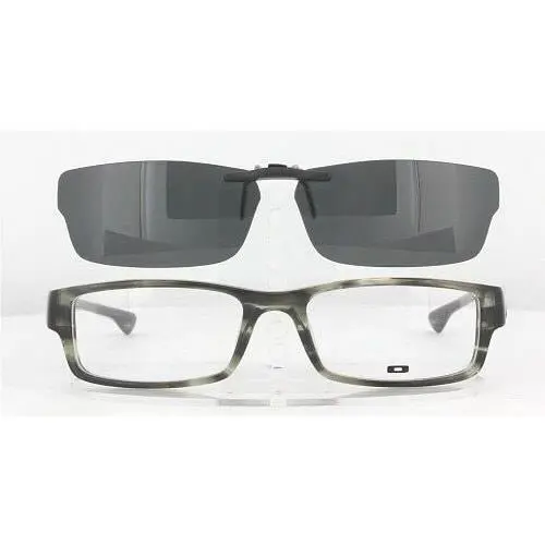Custom Made For Oakley Servo OX1066-55X18-F Polarized Clip-on Sunglasses Eyegla