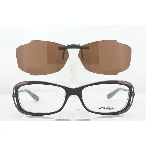 Custom Made For  Exposure OX1068-53X16-F Polarized Clip-on Sunglasses Eye by Oakley
