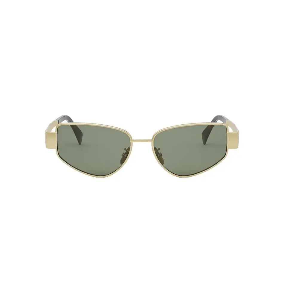 Celine Sunglasses Metal Triomphe CL40293U 30N Gold Green
