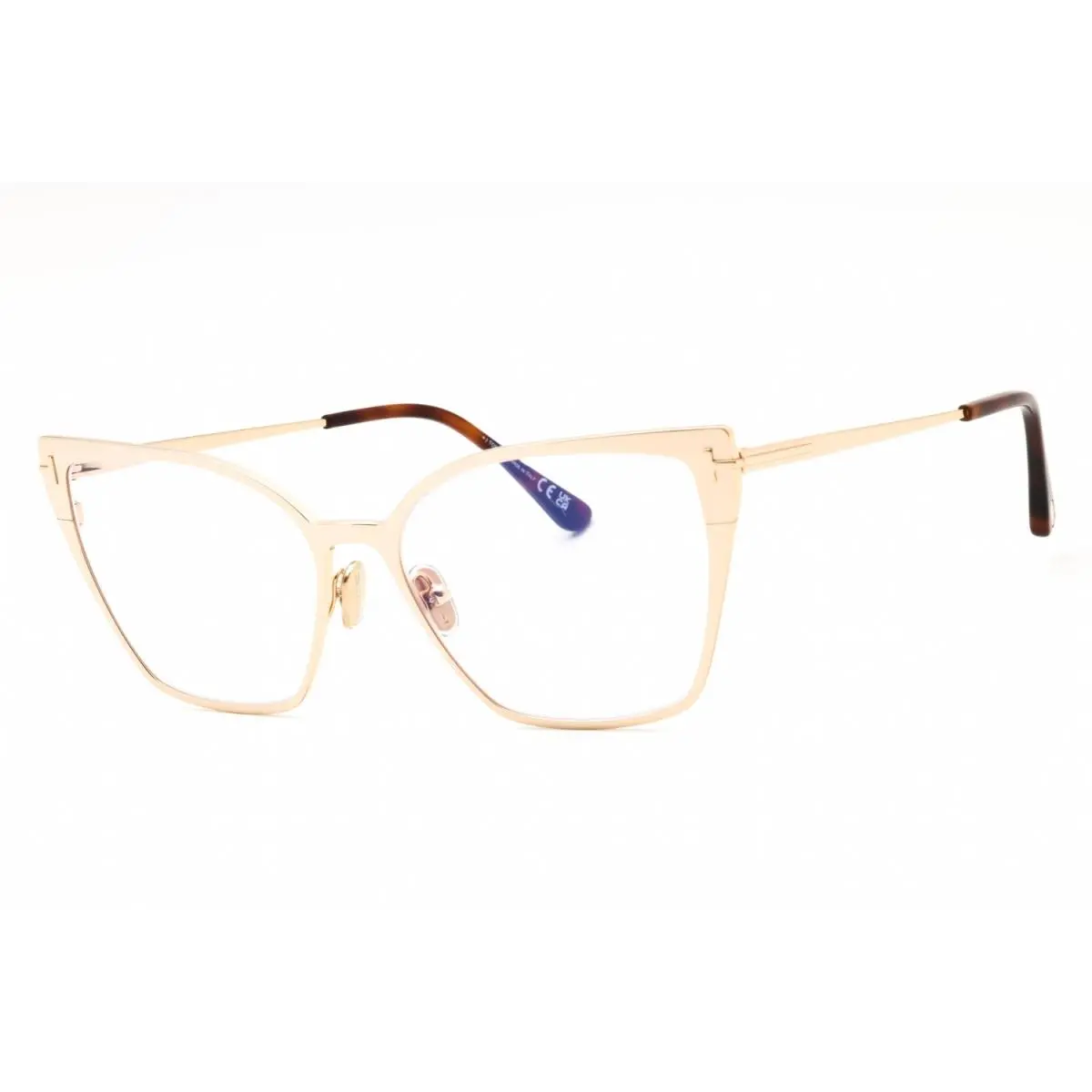 Tom Ford FT6051-B 028 Eyeglasses Shiny Rose Gold Frame 56mm