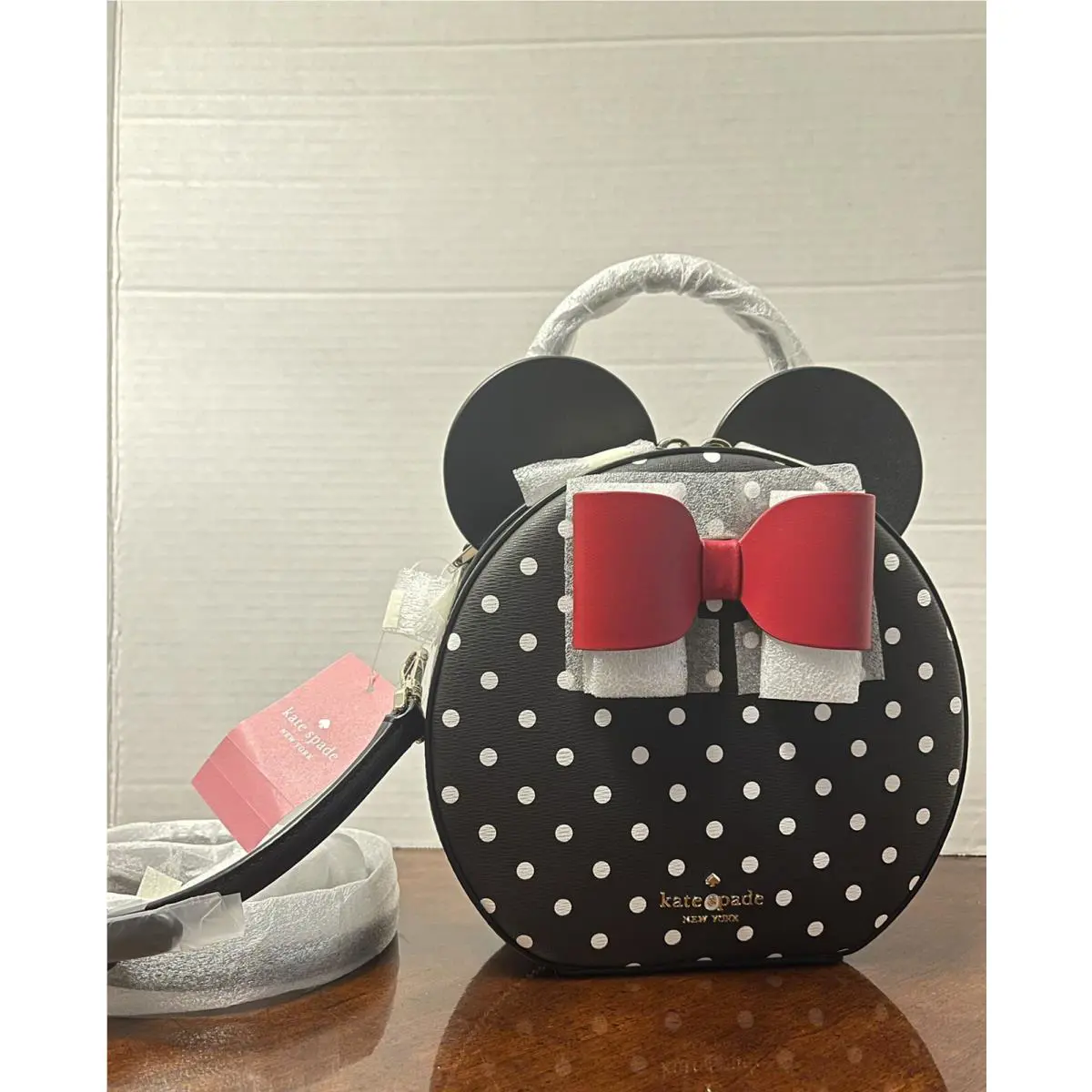 Kate Spade X Disney Minnie Mouse Crossbody Polka Dot Collectible Ksny