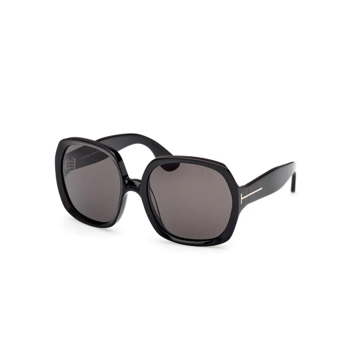 Tom Ford FT1221 01A Shiny Black/smoke Sunglasses 60-19-135