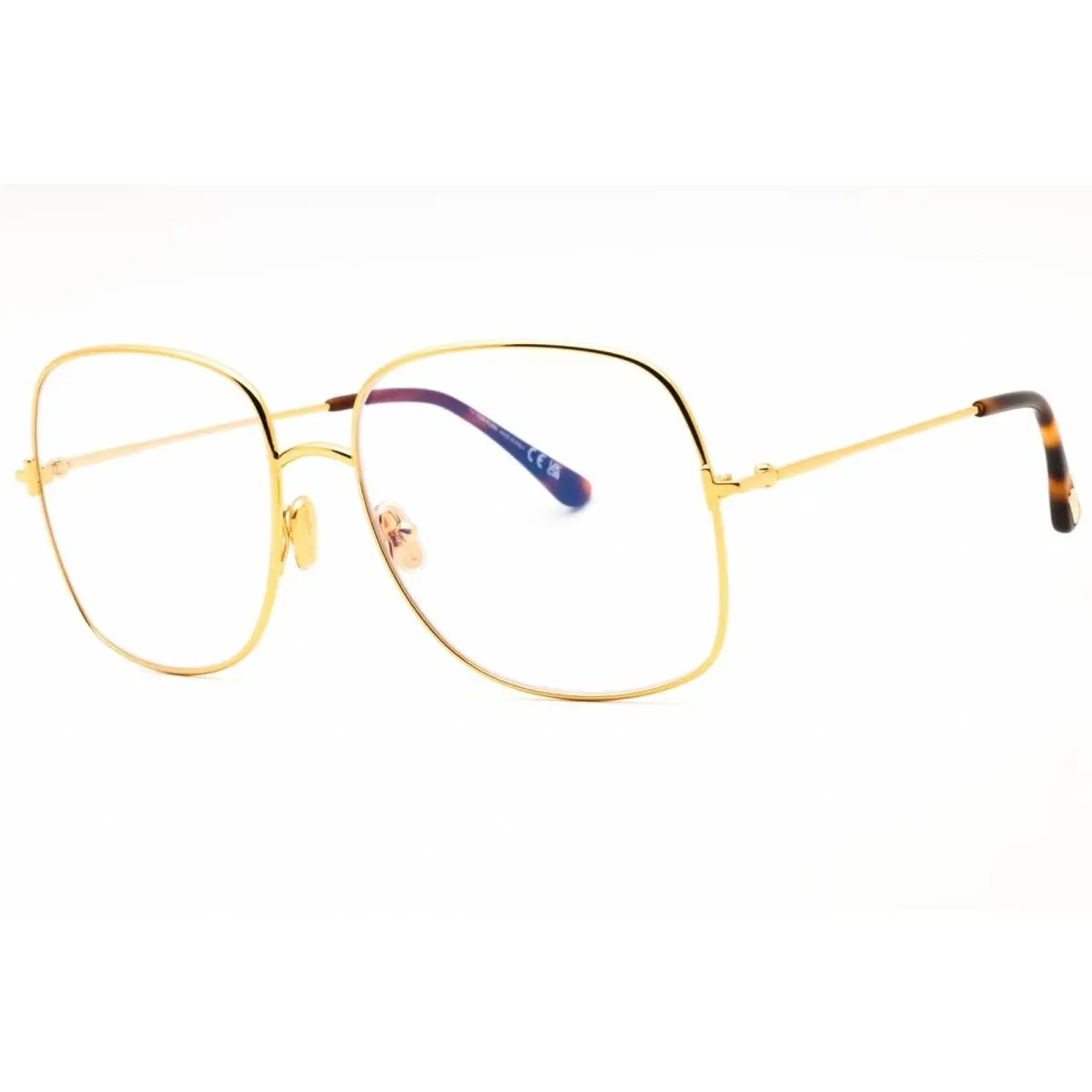 Tom Ford Unisex Eyeglasses Oversized Shape Metal Full Rim Frame FT6048-B 030