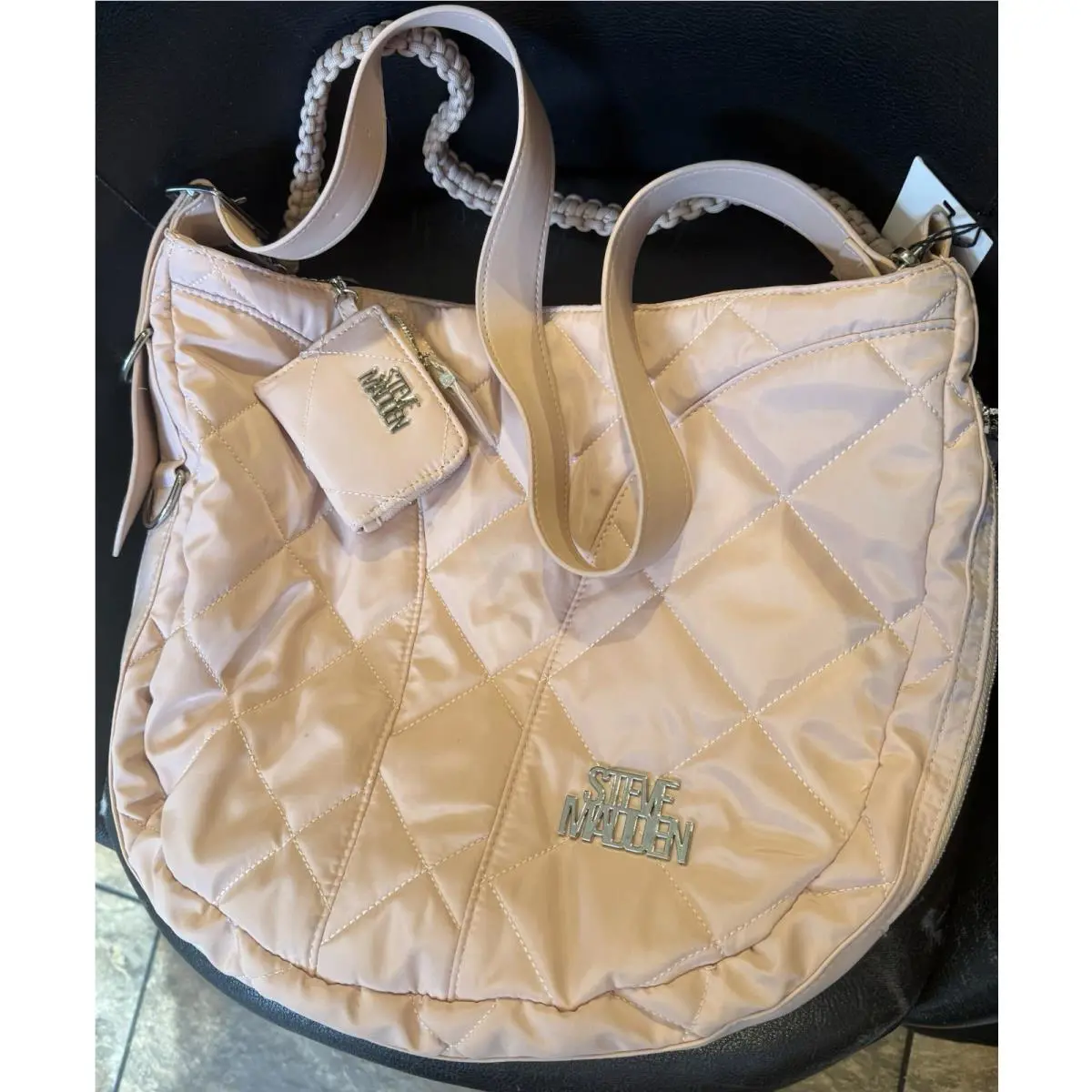Steve Madden Pink Bgianni Pocket Shoulder Bag with Wallet DO346010