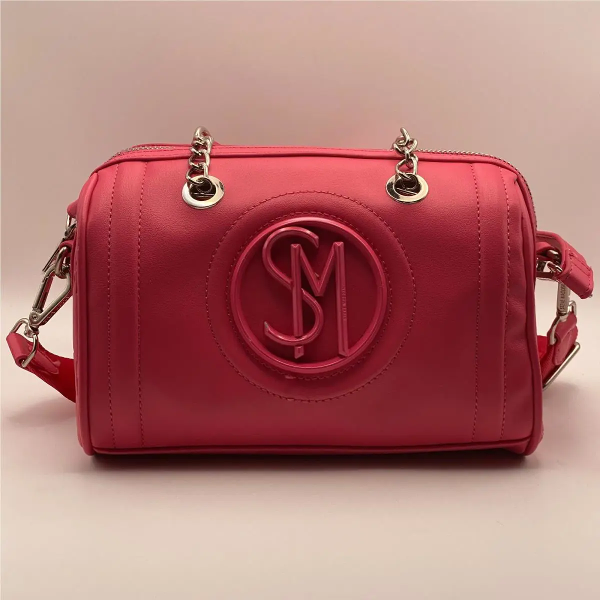 Steve Madden Nyra Hot Pink Handbag Crossbody Straps Bnyra