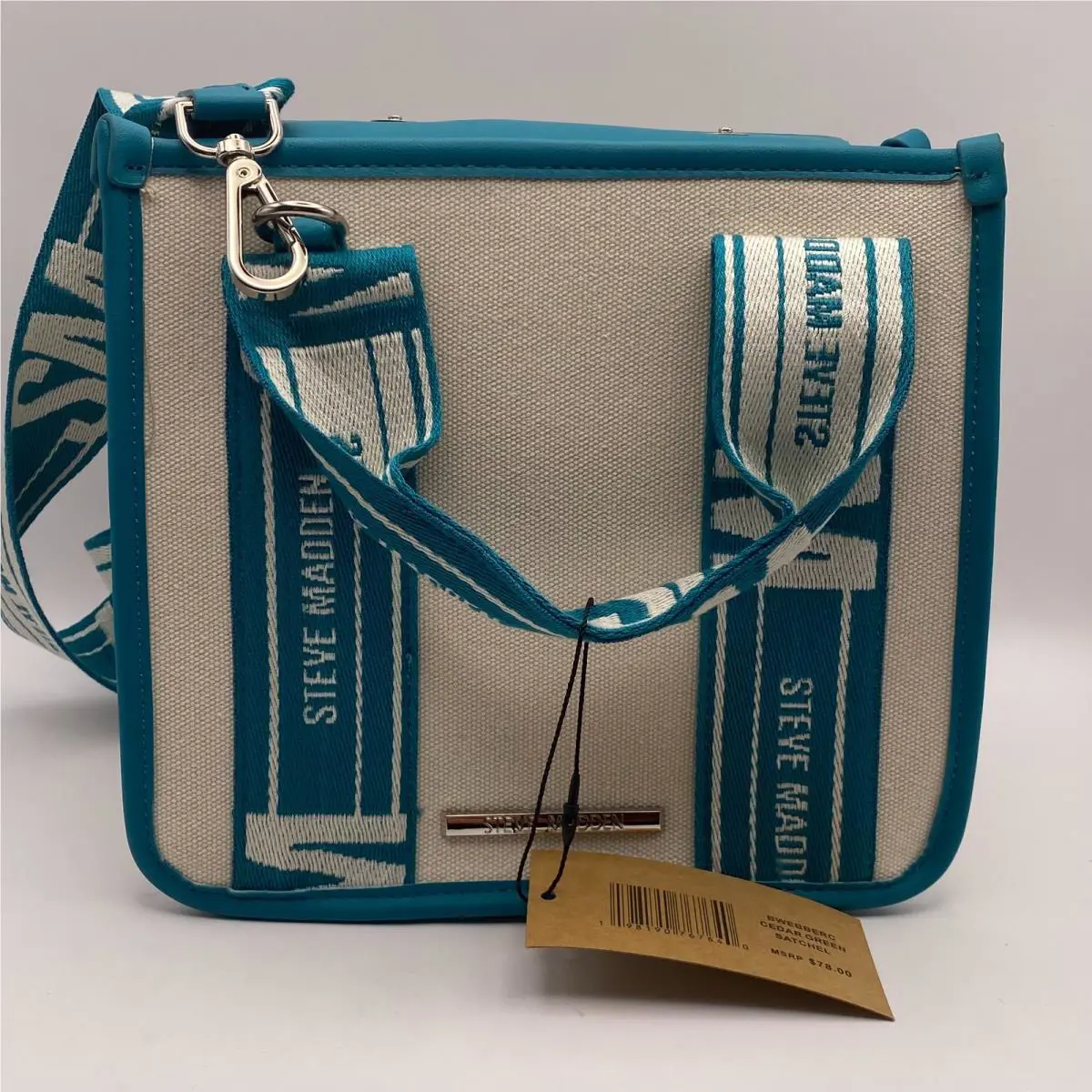 Womens Steve Madden Bwebberc Cedar Green Satchel