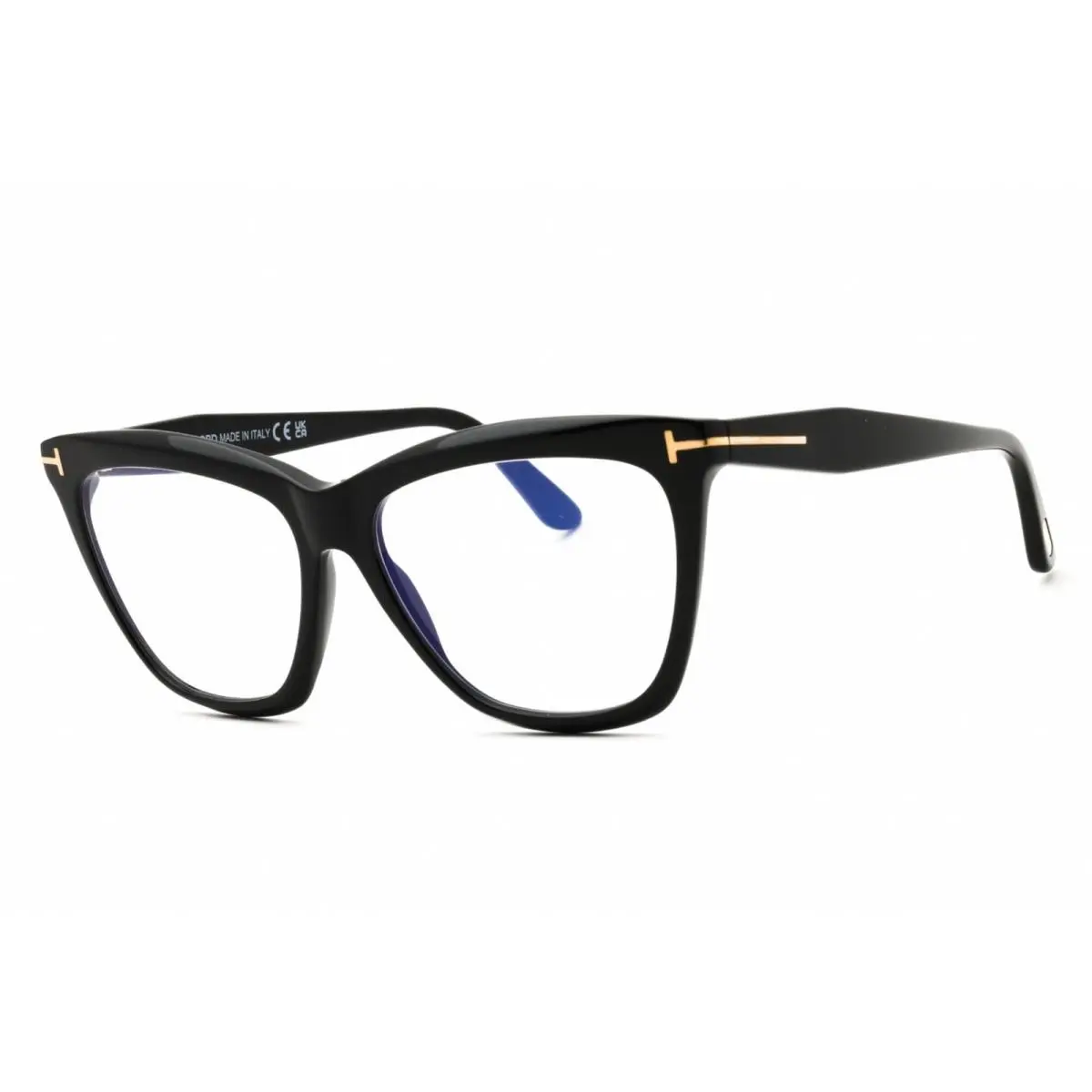 Tom Ford Unisex Eyeglasses Cat Eye Shape Acetate Full Rim Frame FT6064-B 001