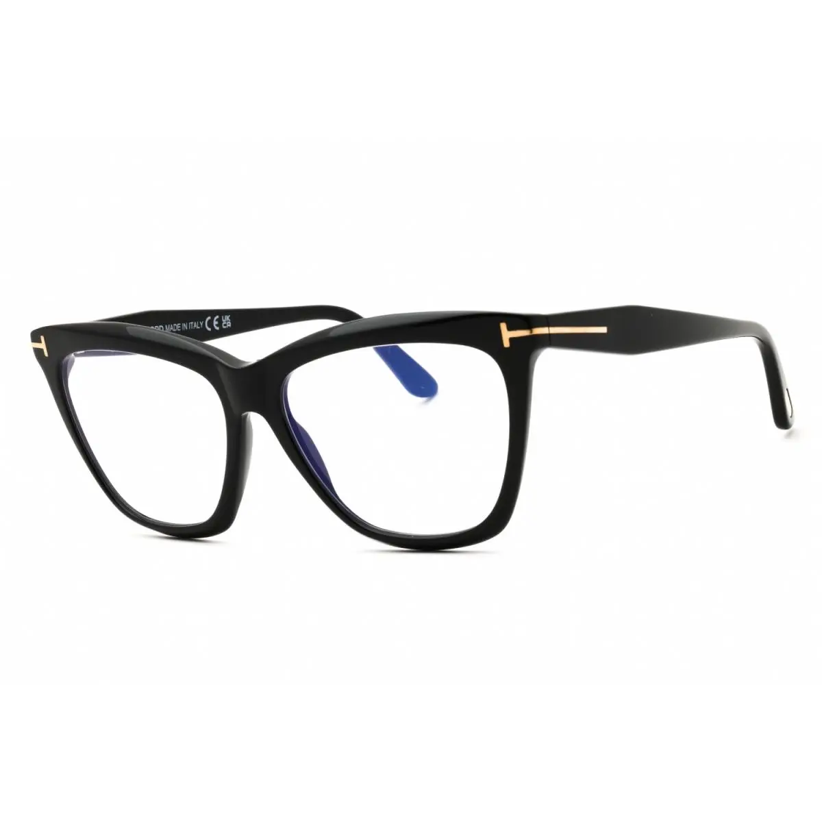 Tom Ford FT6064-B 001 Eyeglasses Shiny Black Frame 56mm