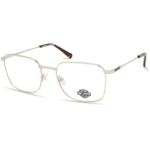 Harley Davidson HD 9019 032 Light Gold Unisex Eyeglasses 53-19-150MM
