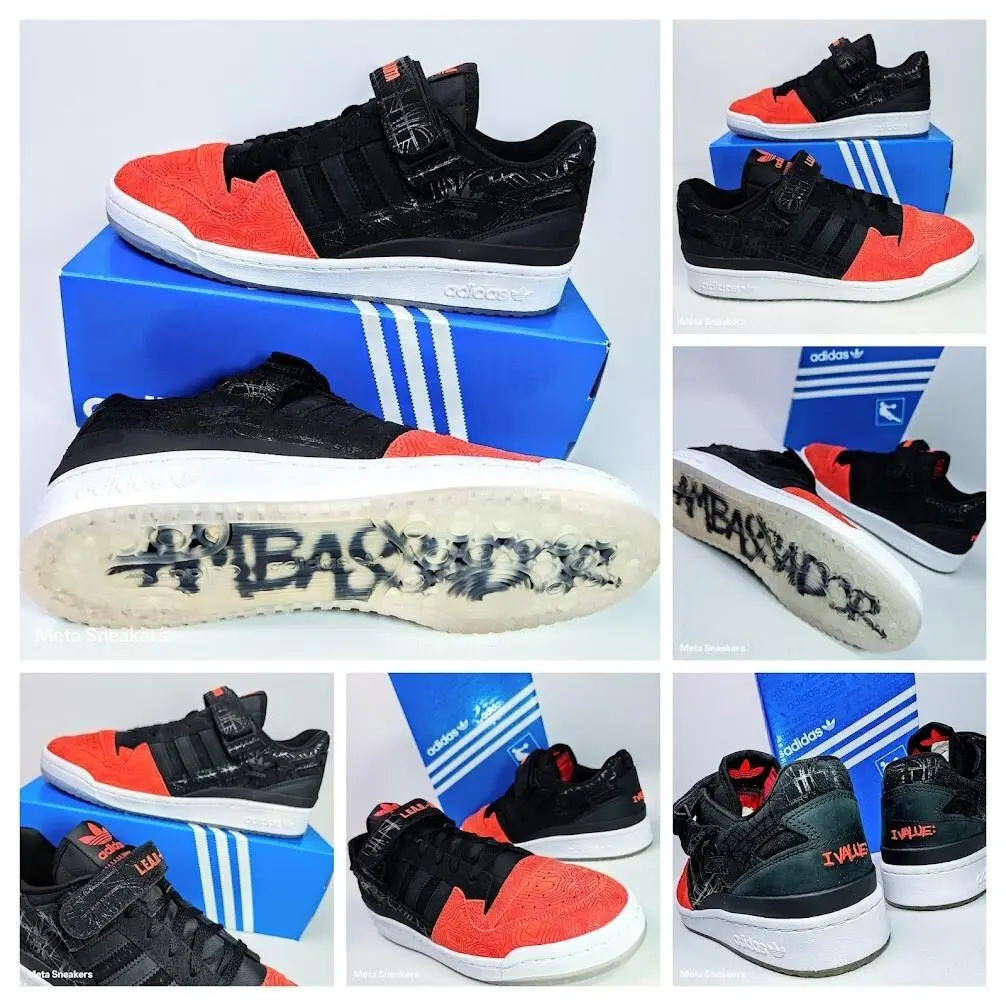 Adidas shoes - adidas Forum Low - Forum Low - GZ6604 - Core Black / Core Black / Vivid Red 0