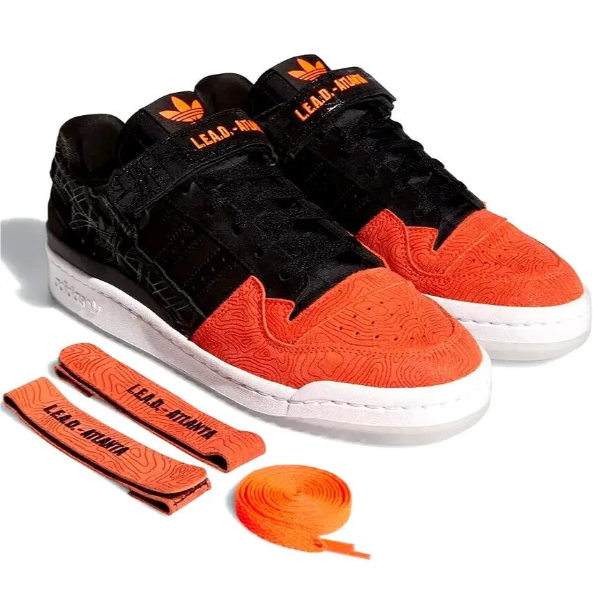 Adidas shoes - adidas Forum Low - Forum Low - GZ6604 - Core Black / Core Black / Vivid Red 20