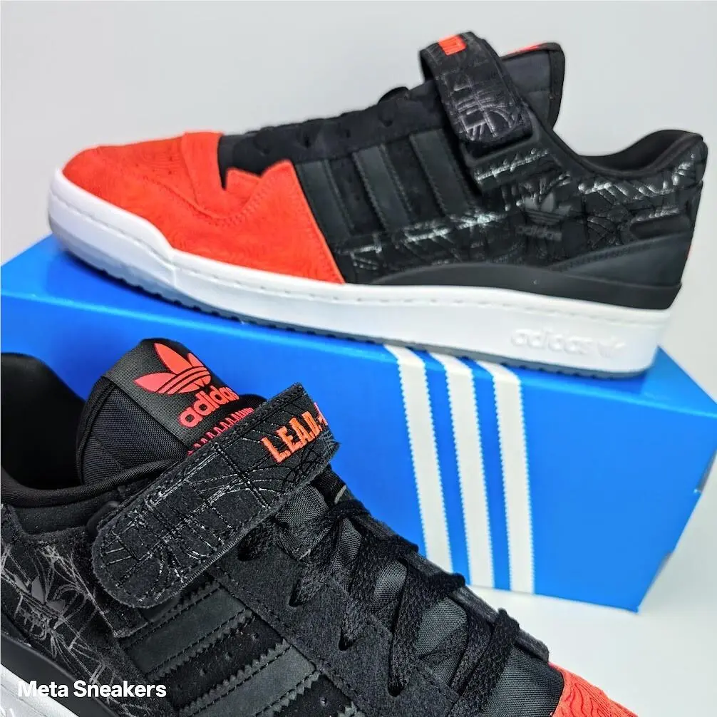 Adidas shoes - adidas Forum Low - Forum Low - GZ6604 - Core Black / Core Black / Vivid Red 8