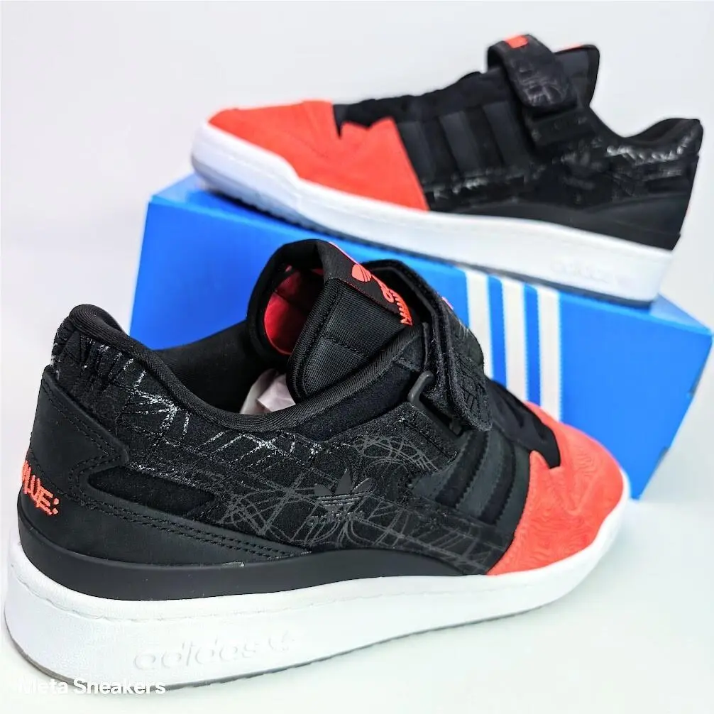 Adidas shoes - adidas Forum Low - Forum Low - GZ6604 - Core Black / Core Black / Vivid Red 9