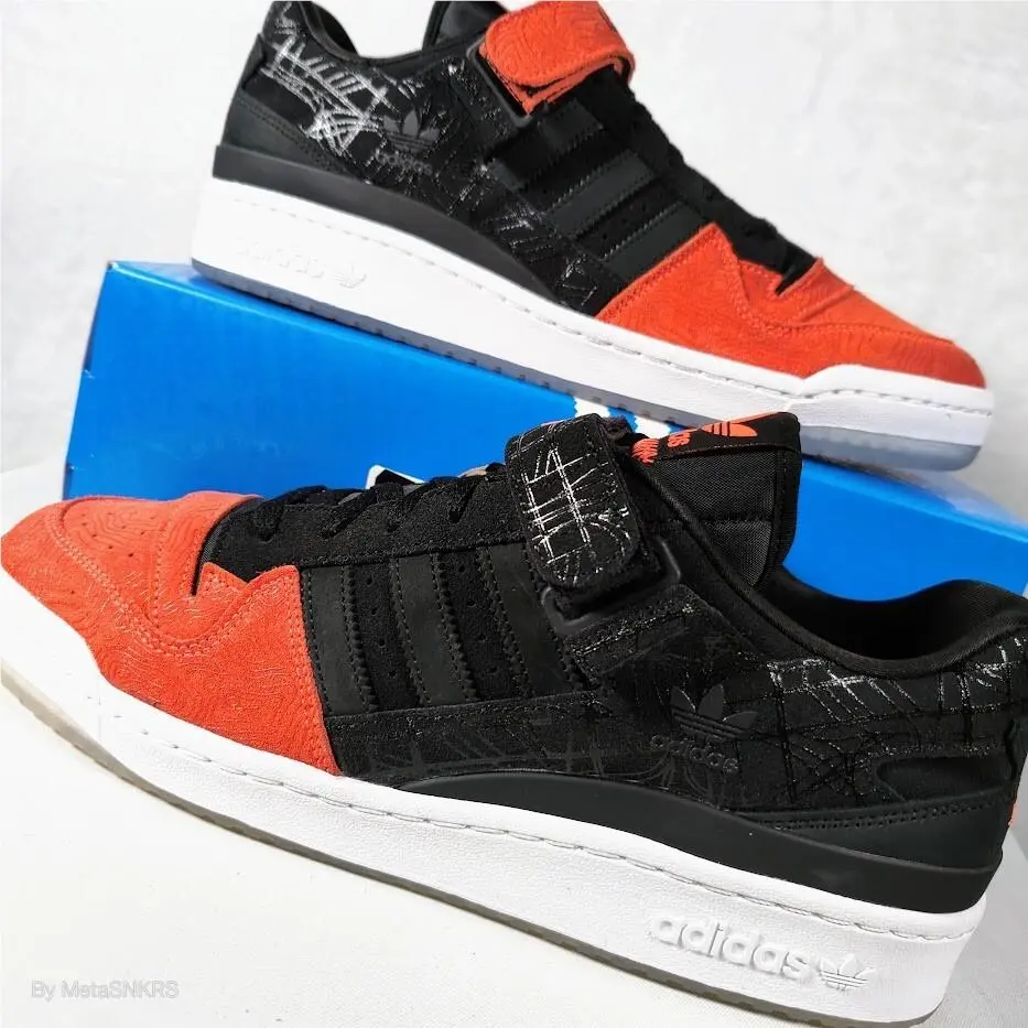 Adidas shoes - adidas Forum Low - Forum Low - GZ6604 - Core Black / Core Black / Vivid Red 16