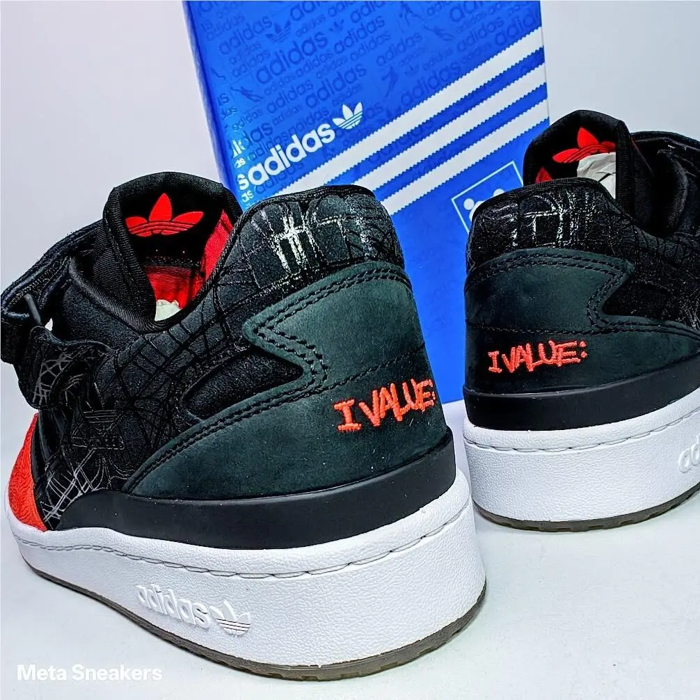 Adidas shoes - adidas Forum Low - Forum Low - GZ6604 - Core Black / Core Black / Vivid Red 3