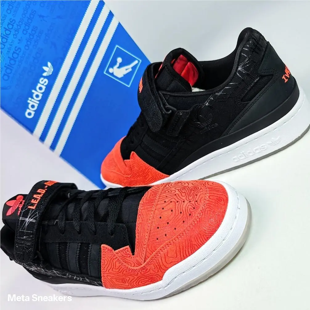 Adidas shoes - adidas Forum Low - Forum Low - GZ6604 - Core Black / Core Black / Vivid Red 6