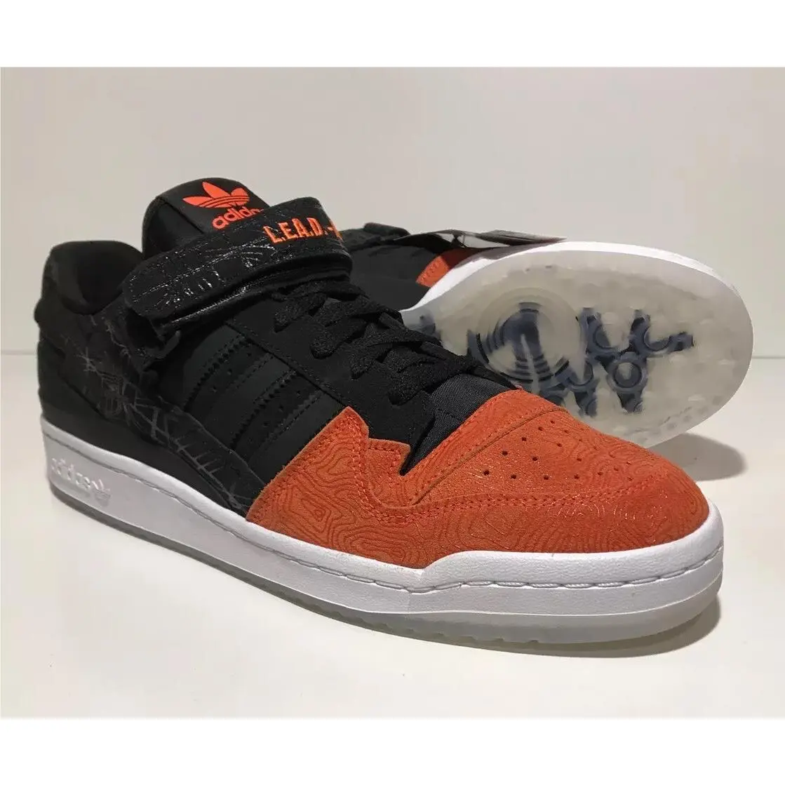 Adidas shoes - adidas Forum Low - Forum Low - GZ6604 - Core Black / Core Black / Vivid Red 5