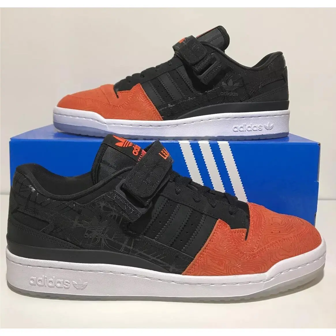 Adidas shoes - adidas Forum Low - Forum Low - GZ6604 - Core Black / Core Black / Vivid Red 6