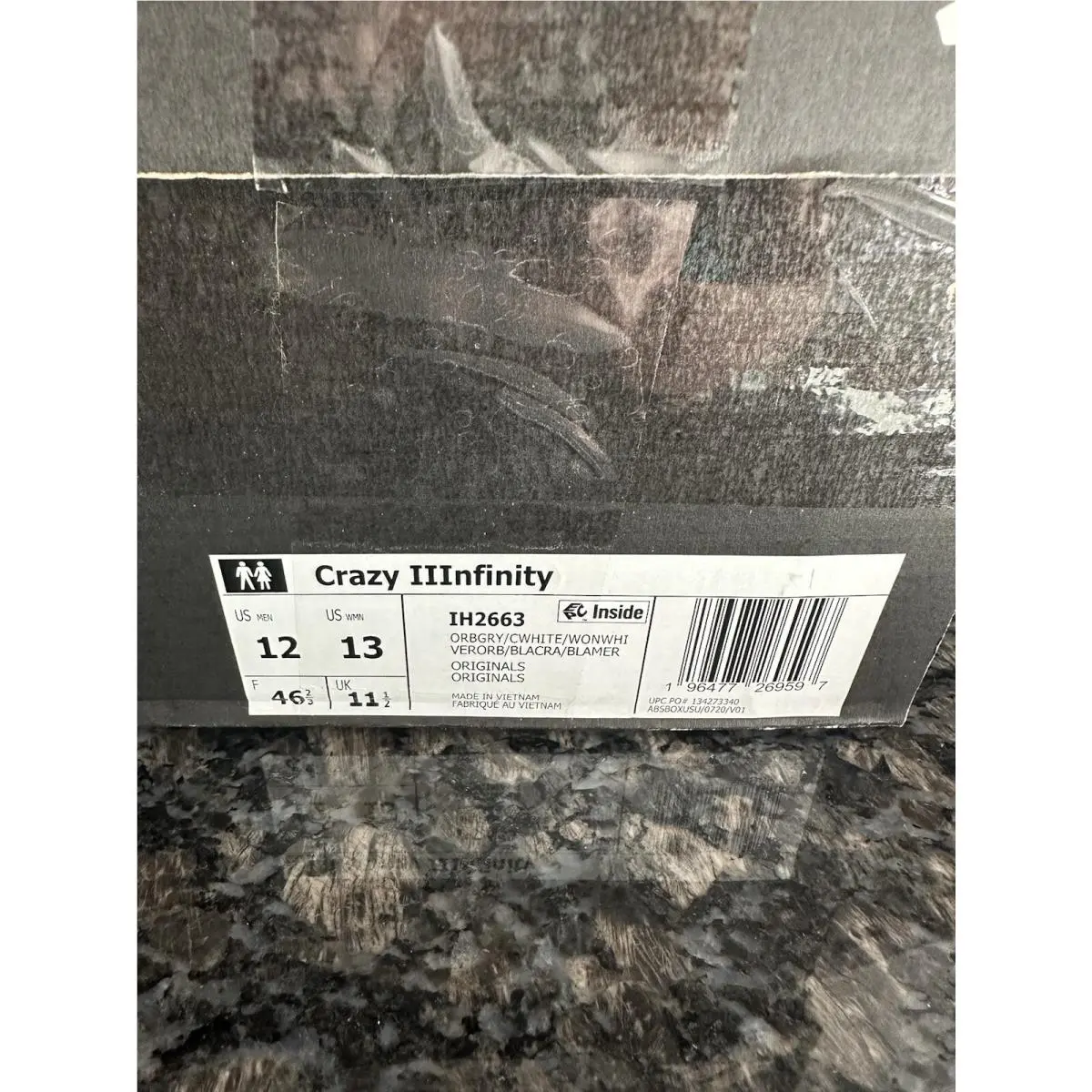 Adidas shoes - Crazy Iiinfinity - Crazy Iiinfinity - Ih2663 - Beige 6