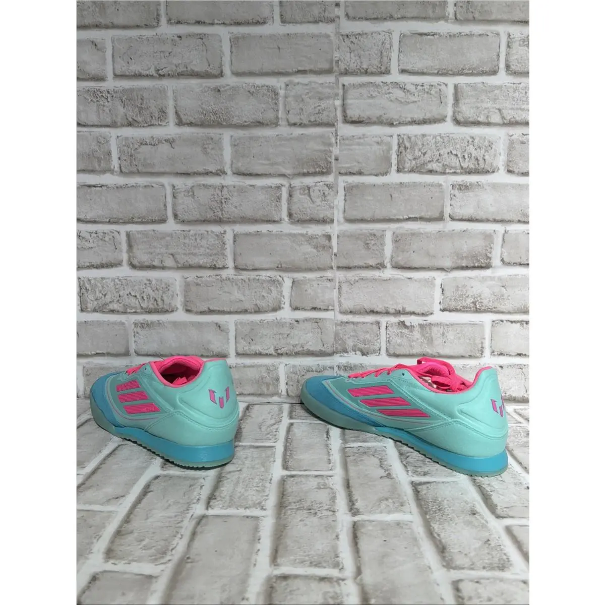Adidas shoes - Adidas f50 freestyle messi in football shoes - JH8831 - aqua 9